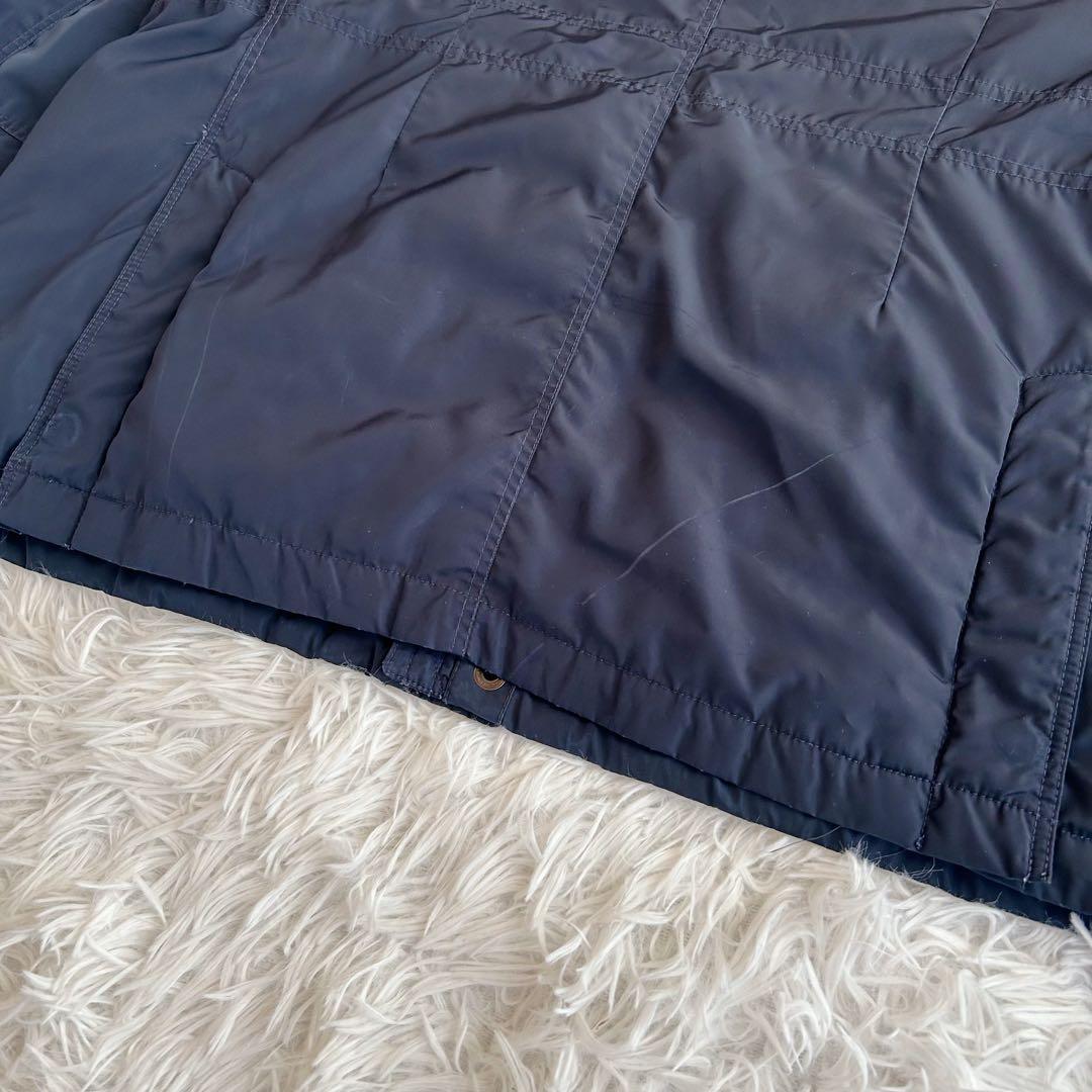 ポロラルフローレン　ダウンジャケット M-65 現行 ロゴワッペン ネイビー L