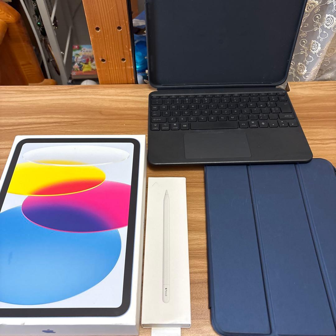 第10世代 iPad 専用キーボード付き　アップルペンシル