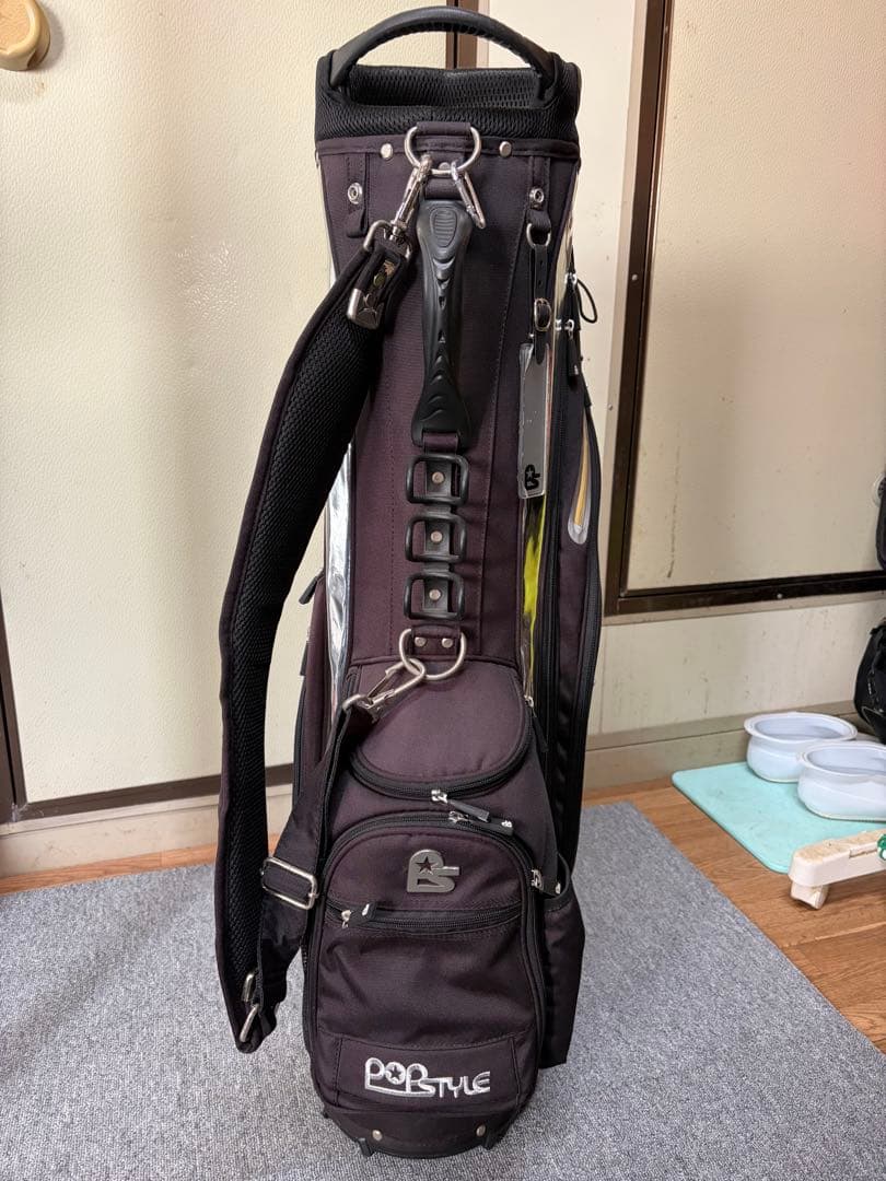 ウィンウィンスタイルGET BIRDIE キャディバッグ 黒