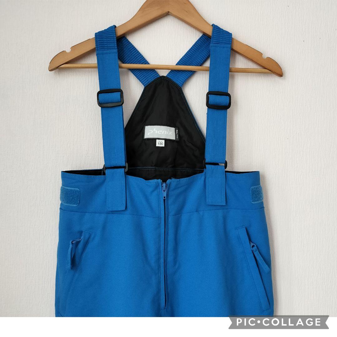 美品　PHENIX デモモデル スキーウェア上下 150 ジュニア 男の子 赤青