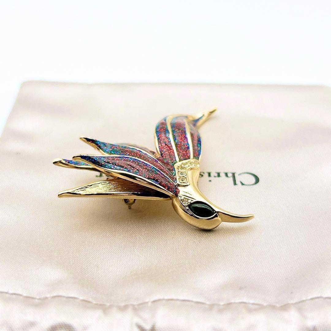 2448　 Germany製　極美品✨Dior　ブローチ　CD　ロゴ　希少　刻印