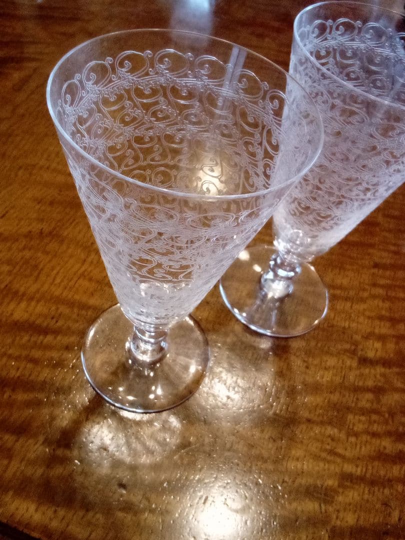 フランス オ—ルドバカラ シャンパングラス 「ロ—ハン」