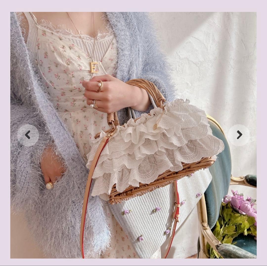 いちごさま専用【新品未使用】かごラタン Frilly Picnic