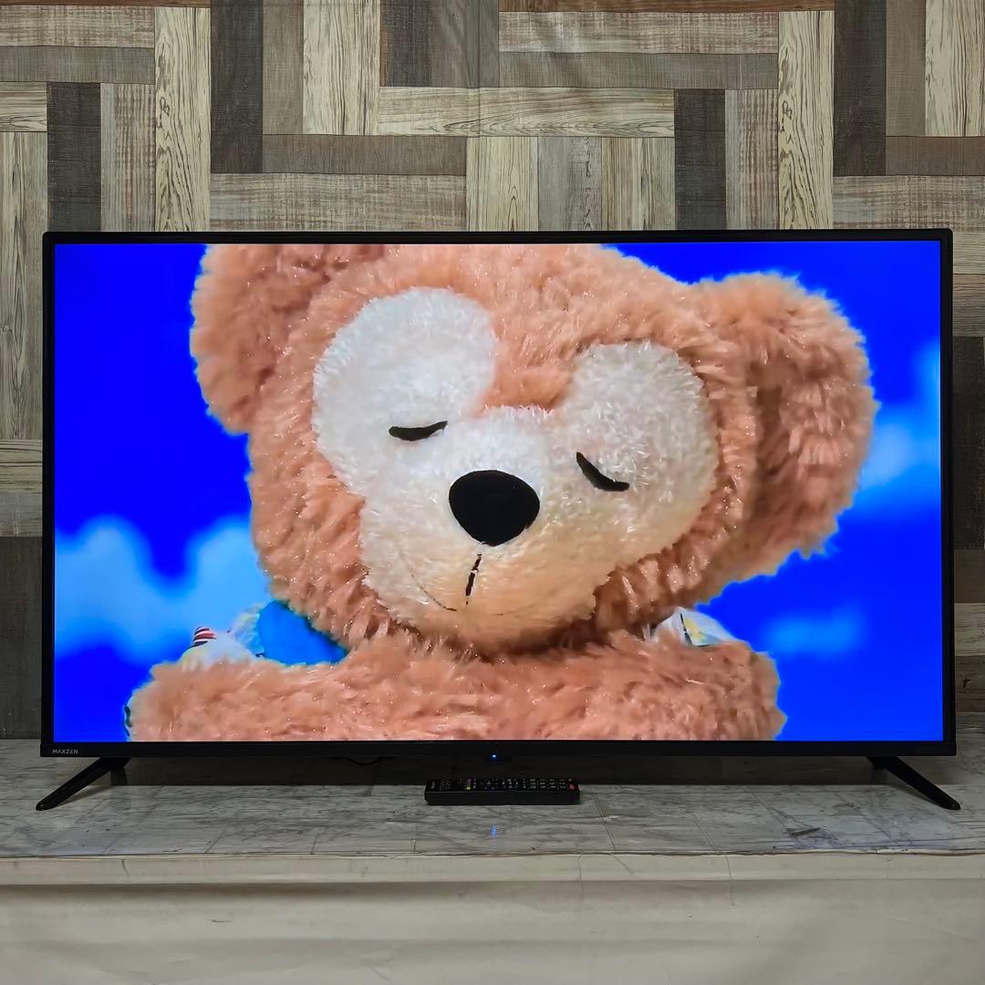 即日受渡❣️全国送料込2年前購入MAXZENテレビ50型4Kテレビゲームモード搭載