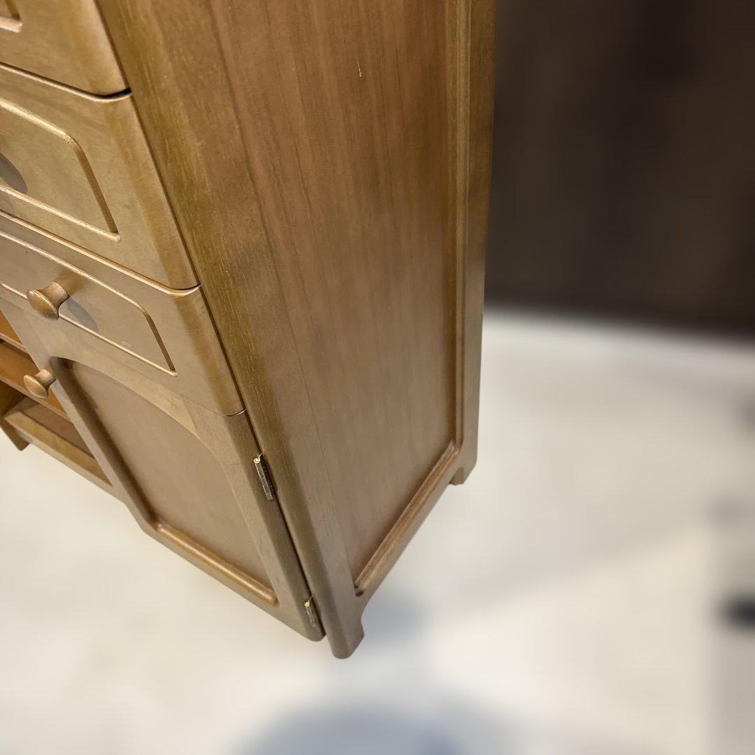 カリモク　スリッパラック　ナチュラルウッド キャビネット