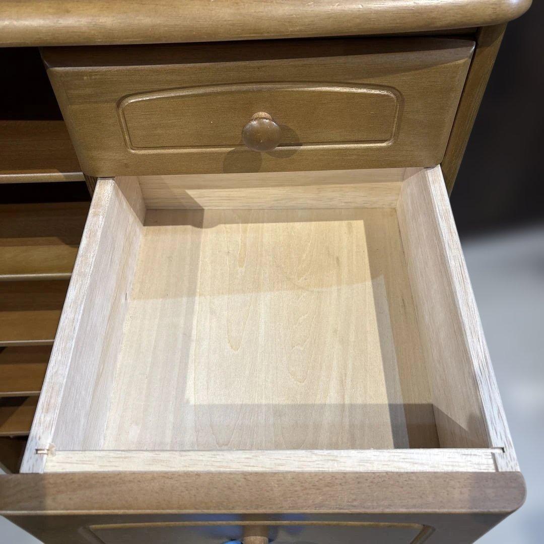 カリモク　スリッパラック　ナチュラルウッド キャビネット