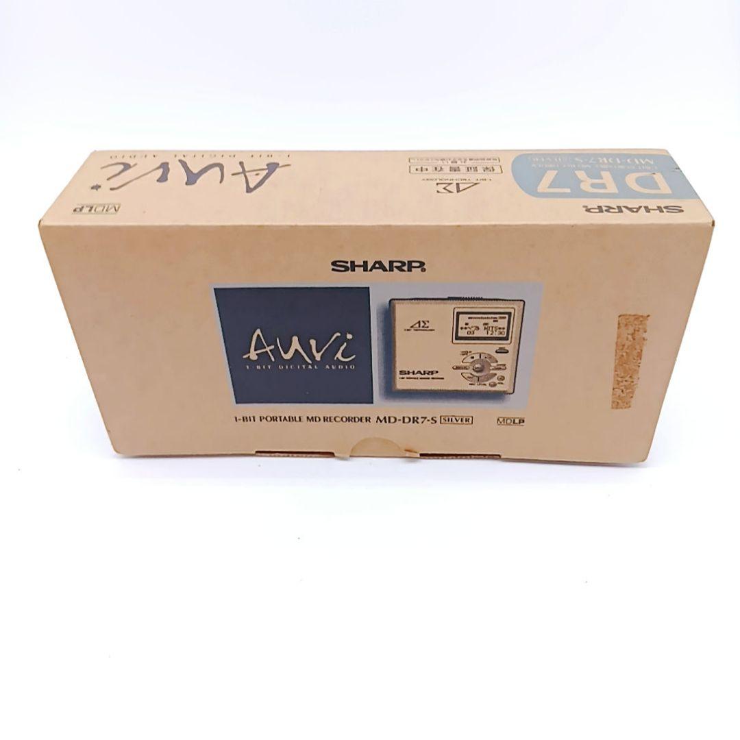 入手困難 SHARP ポータブルMDプレーヤーMD-DR7-S