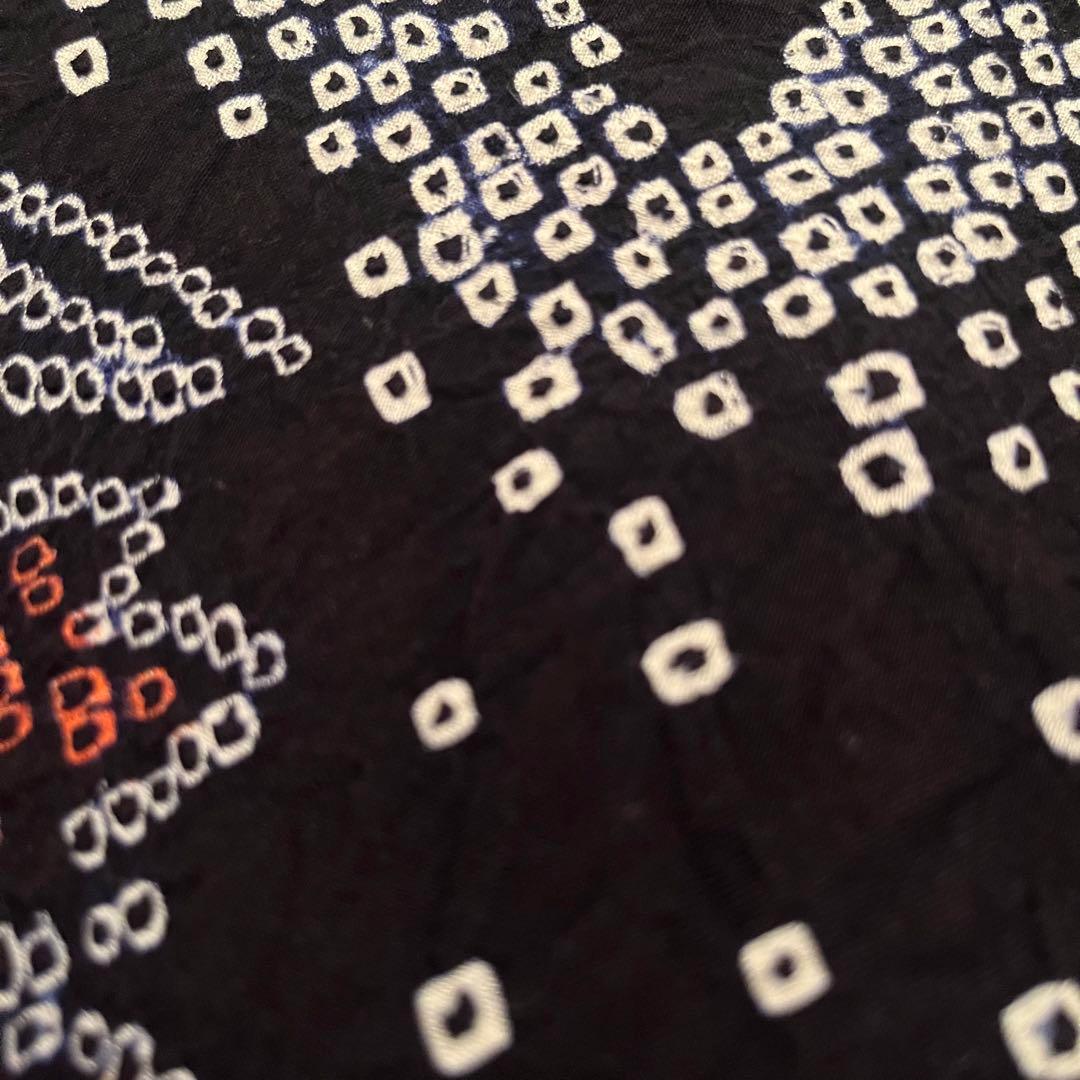専用　有松鳴海絞り 黒　極美品