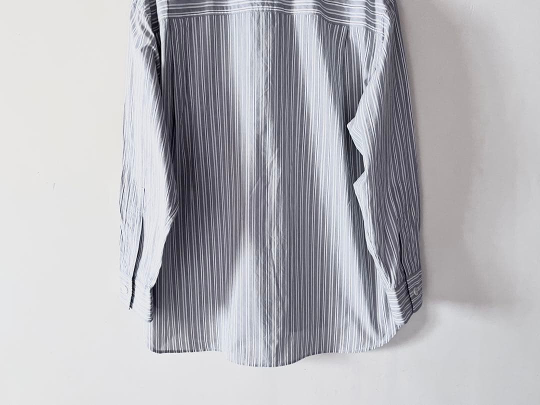 2025今季新作 マーガレットハウエル ストライプコットンシャツ カタログ掲載