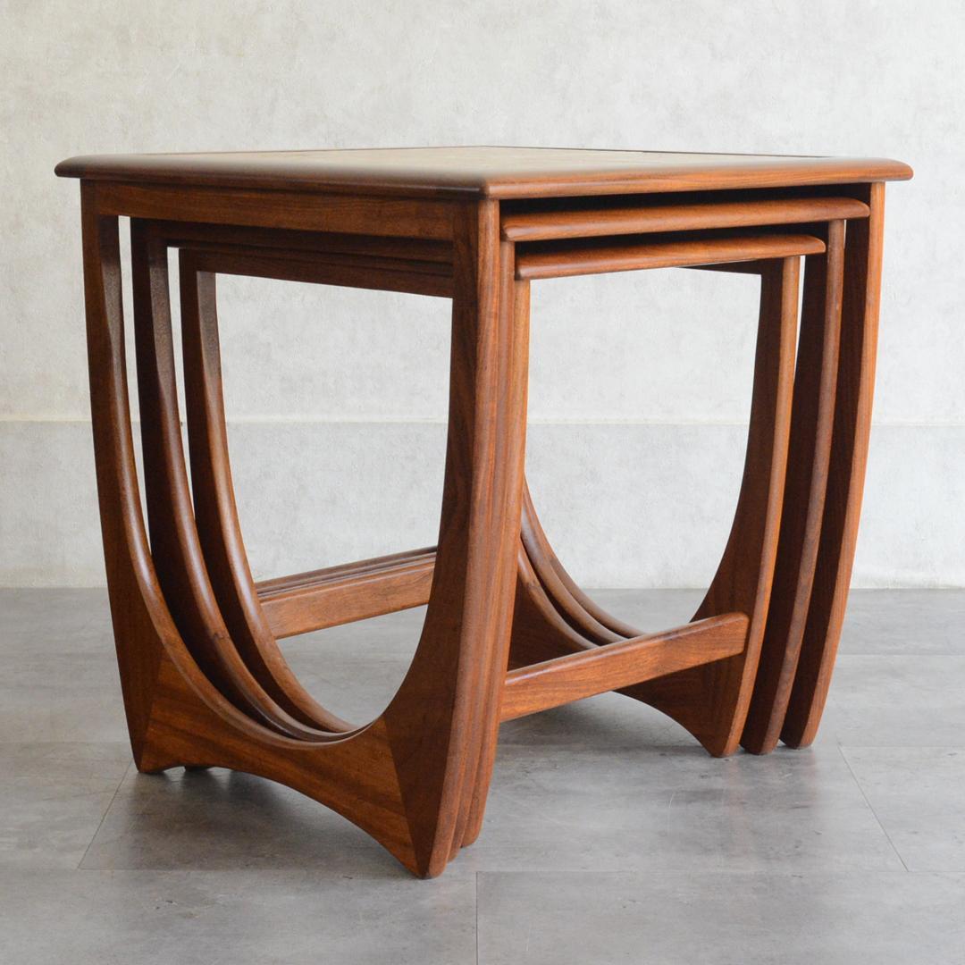 G-PLAN ヴィンテージ タイルトップ ネストテーブル サイドテーブル 花台