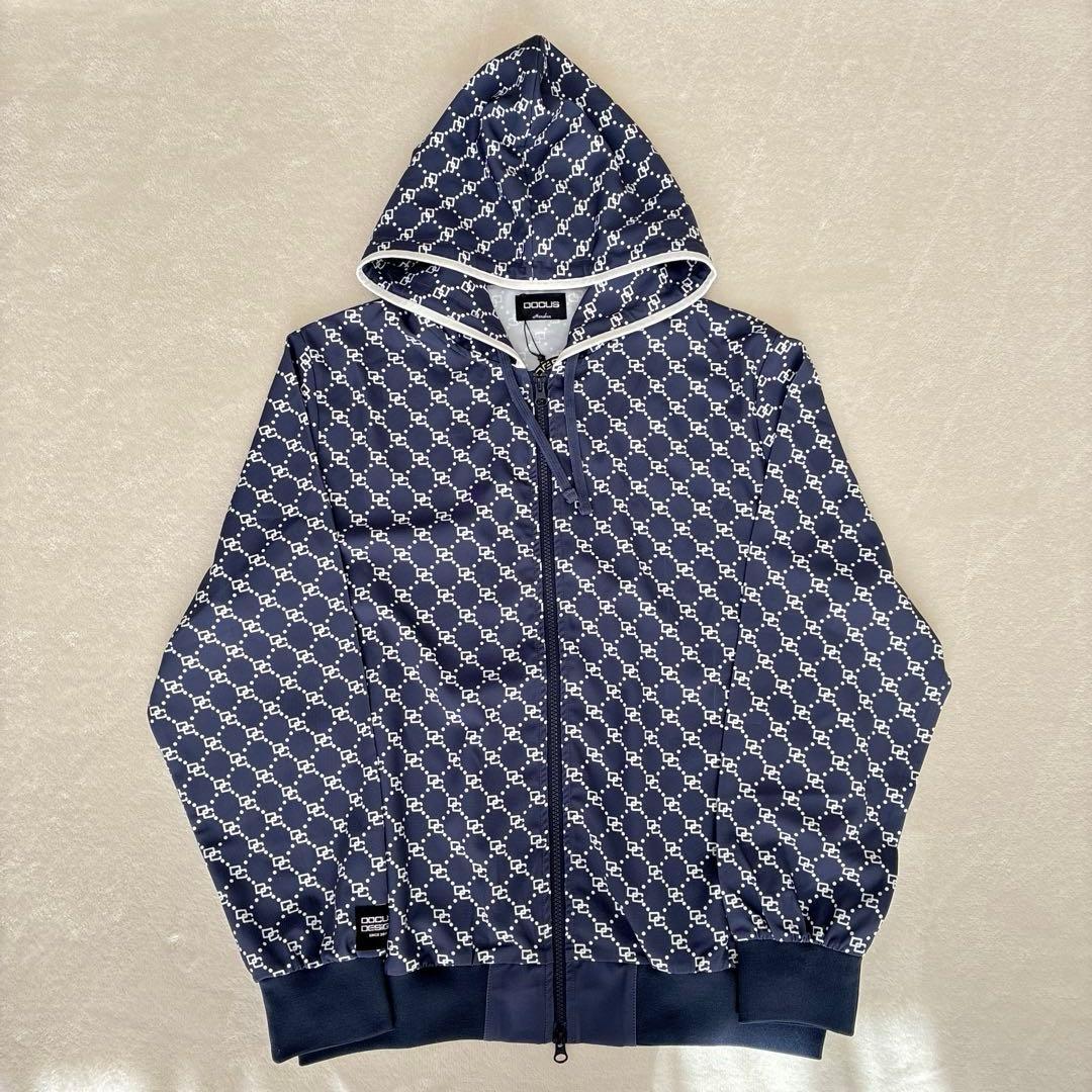 DOCUS ドゥーカス hoodie ゴルフウェア　パーカー　総柄　XL