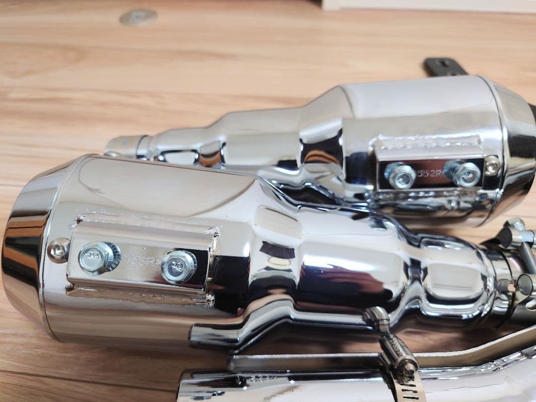 ハーレー FLSTF 2015年式外し バンス＆ハインズ ミニグレネードマフラー