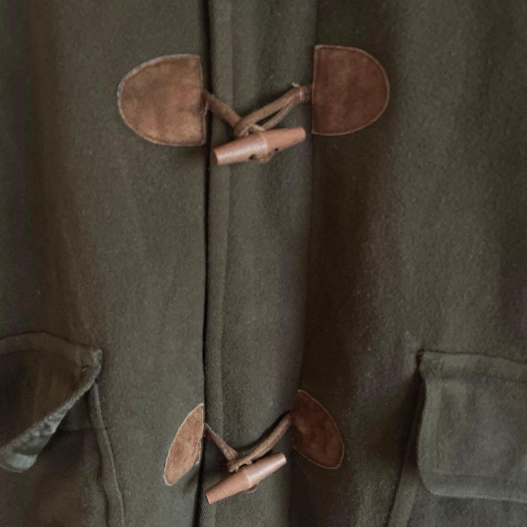 【あ】llbean ダッフルコート80s アメリカ製 チェック柄