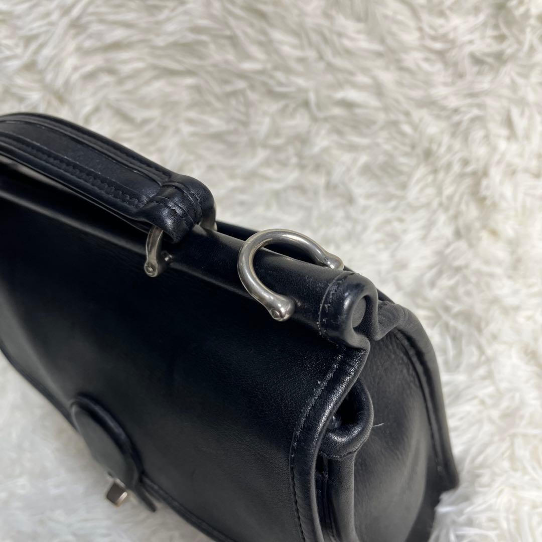 【希少】OLD COACH ハンドバッグ 2way 9927 グラブタンレザー