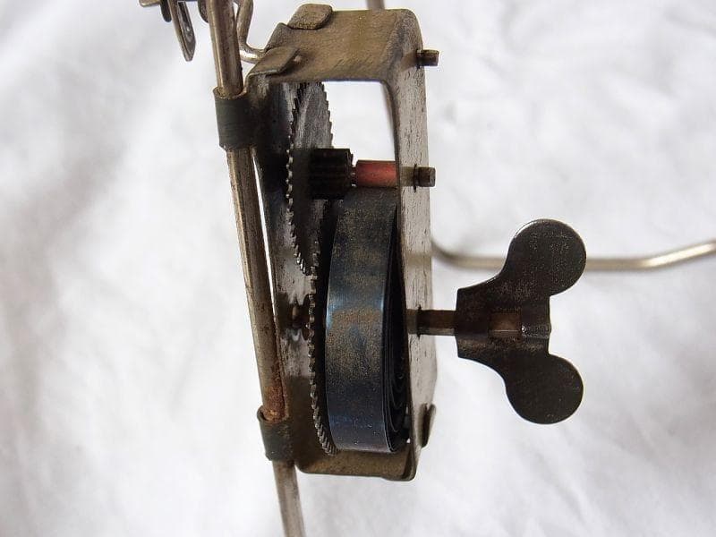 鉄棒運動 戦前製 セルロイド ゼンマイ おもちゃ 箱入り 昭和レトロ 日本製