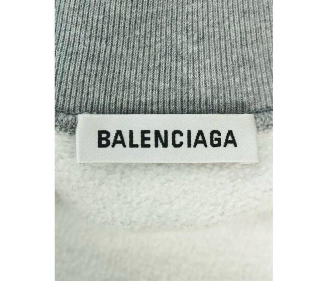 BALENCIAGA ロゴ刺繍デザインスウェット