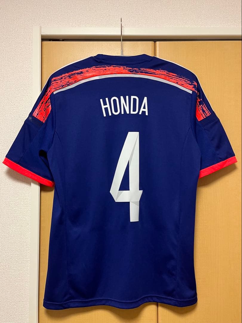【新品、未使用】サッカー日本代表 本田圭佑 レプリカユニフォーム Lサイズ