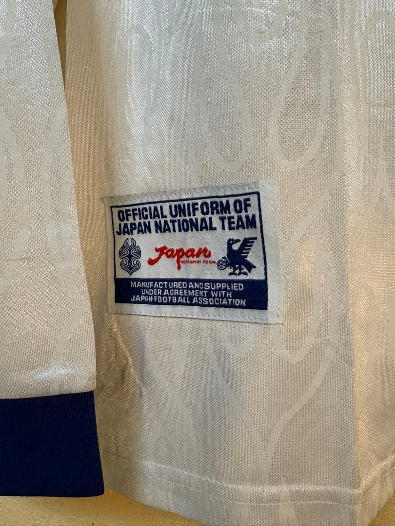 asics 日本代表 公式ユニフォーム 長袖ポロシャツ 1998