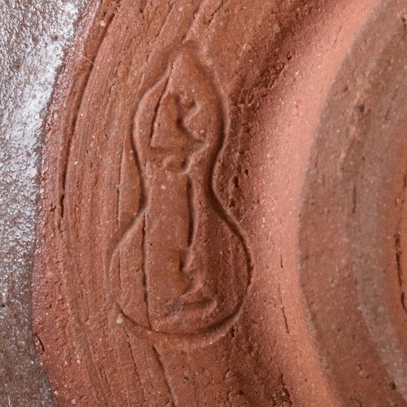 茶道具　利休茶箱　浅見与し三作　茶碗　織部焼　振出など　八点　一式　VR7984