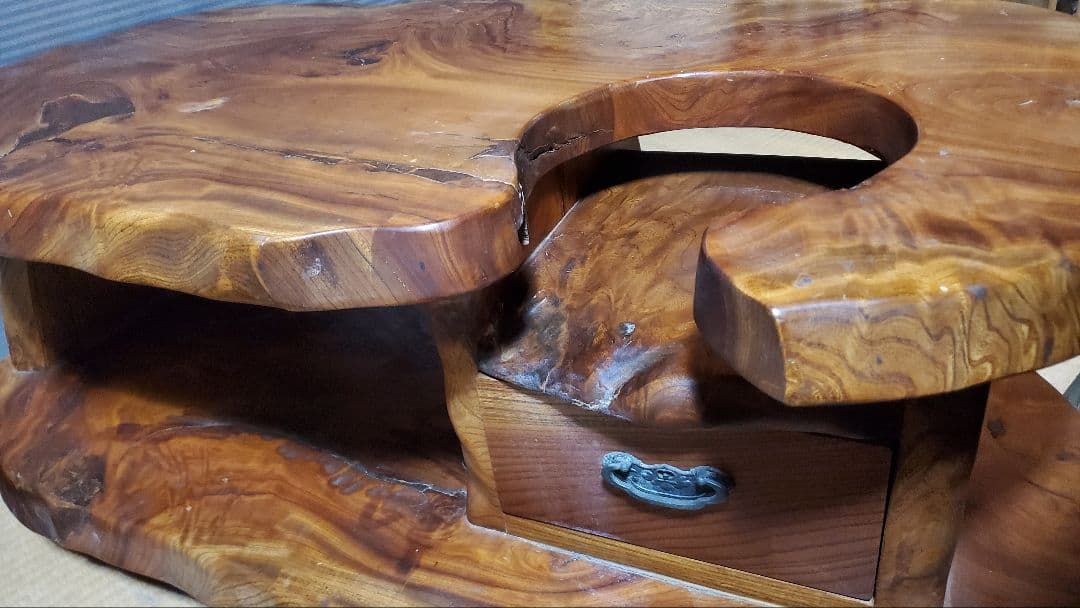 一枚板　ポット台