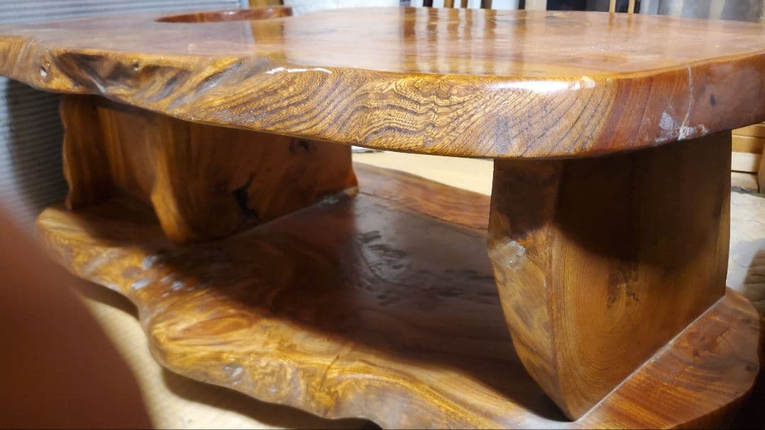 一枚板　ポット台