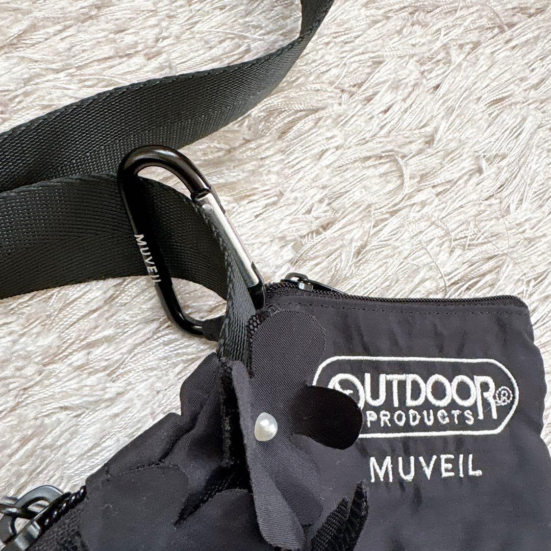 極美品✨MUVEILミュベール×アウトドアプロダクツ コラボ ウエストポーチ 黒