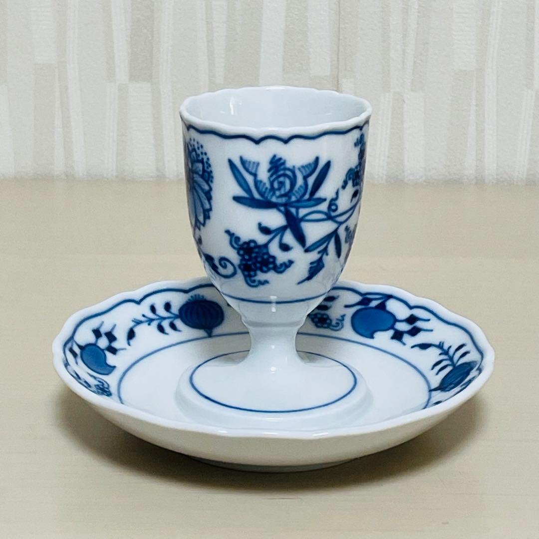 Meissen マイセン ブルーオニオン エッグスタンド エッグカップ 3客