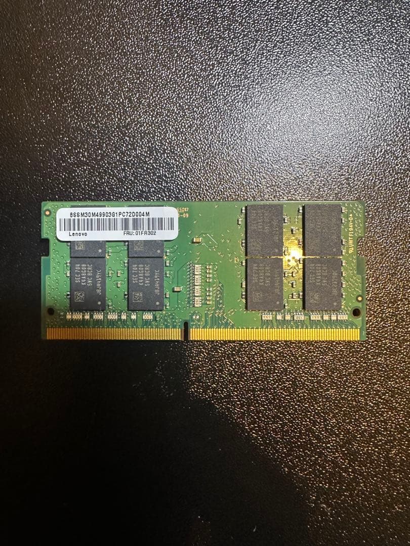 Samsung SODIMM DDR4 メモリー 16G B