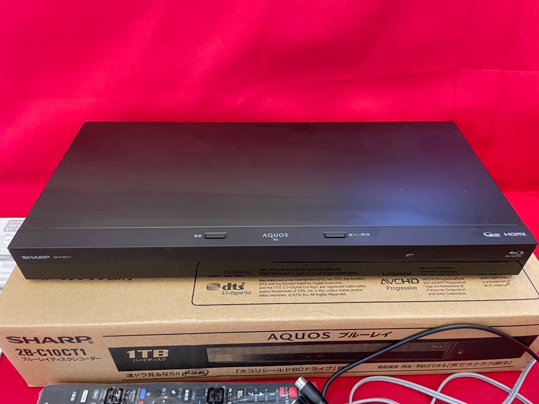 SHARP 2B-C10CT1 ブルーレイディスクレコーダー