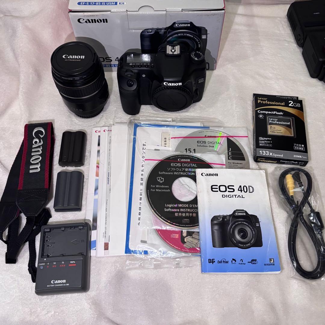 【おまけストロボ・CFカード付き】Canon EOS 40D キットセット