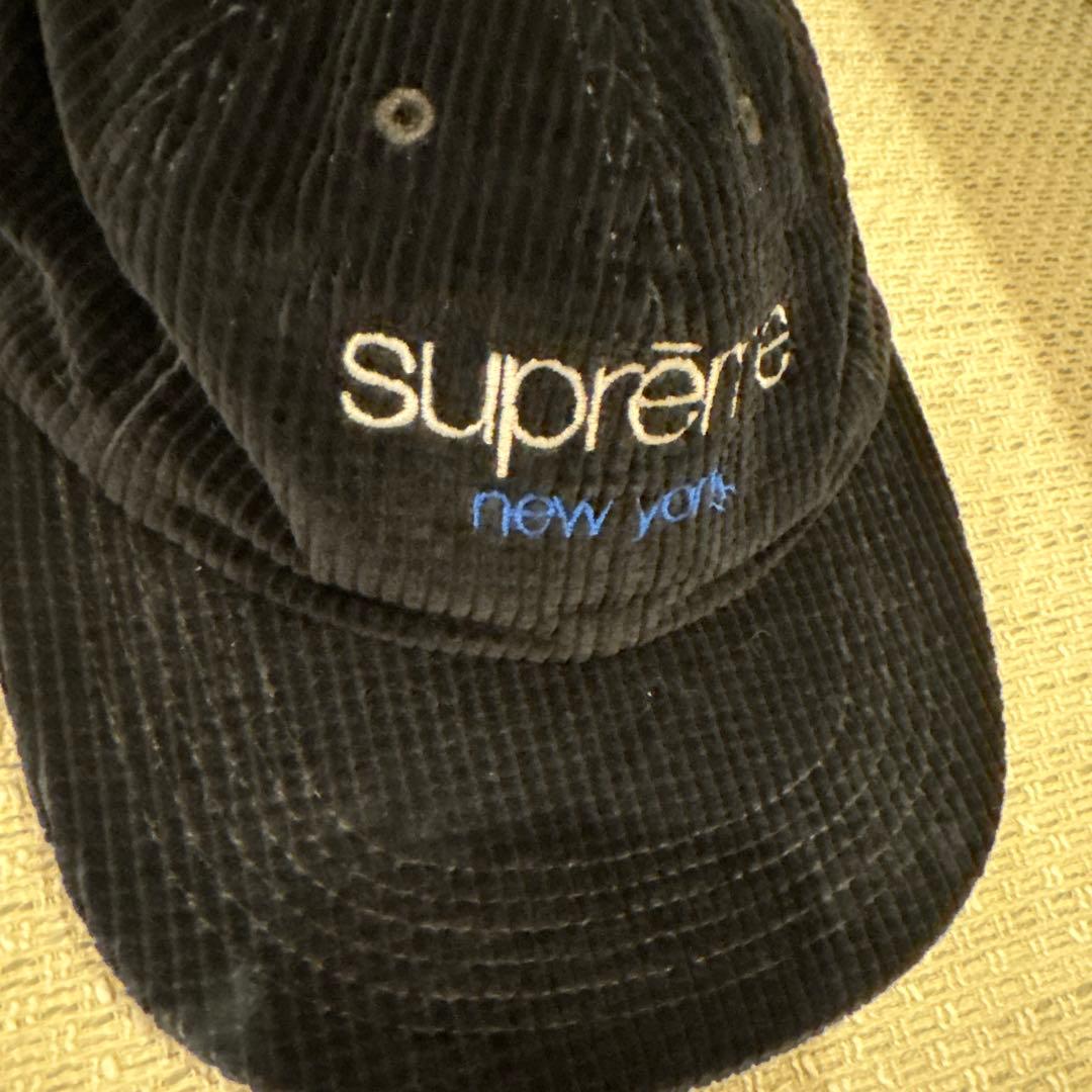 帽子 Supreme Waffle Corduroy Classic Logo 6