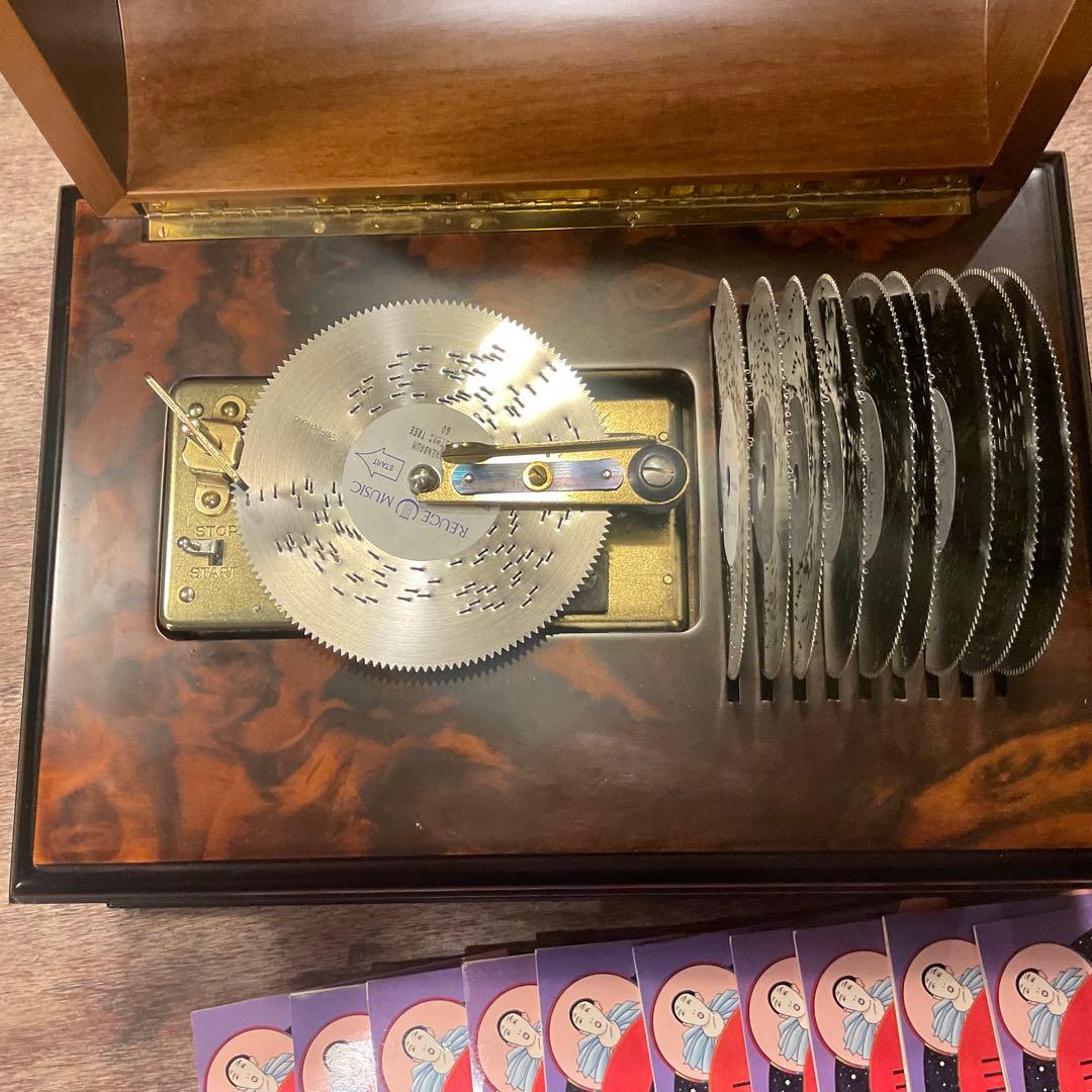 美品！REUGE リュージュ ディスク交換式 ドーム型 オルゴール 動作確認済