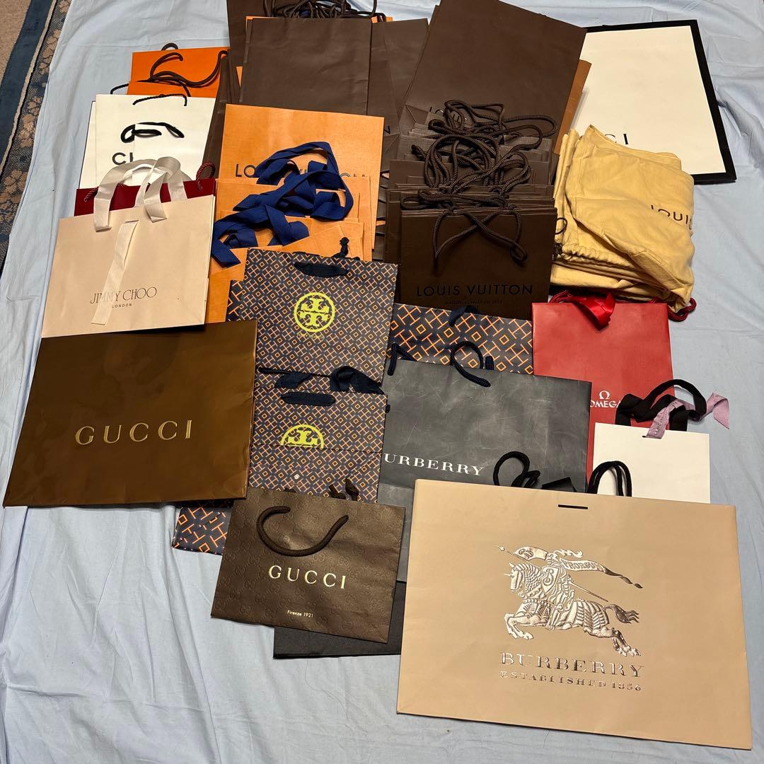 ルイヴィトン　エルメス　GUCCI シャネル他　ショッパー　布袋　大量
