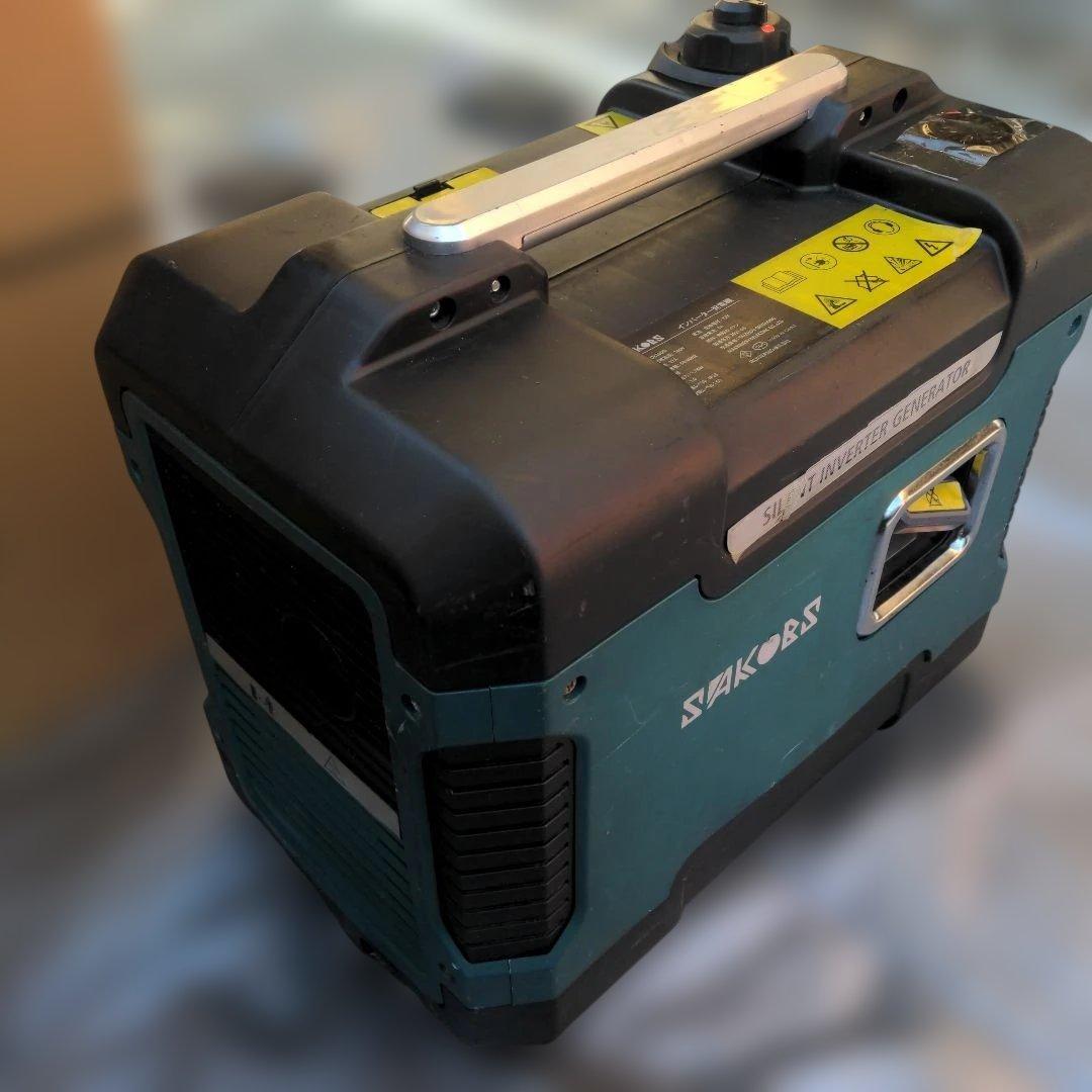 SAKOBS インバーター発電機　防音型定格出力1700w　ジャンク品