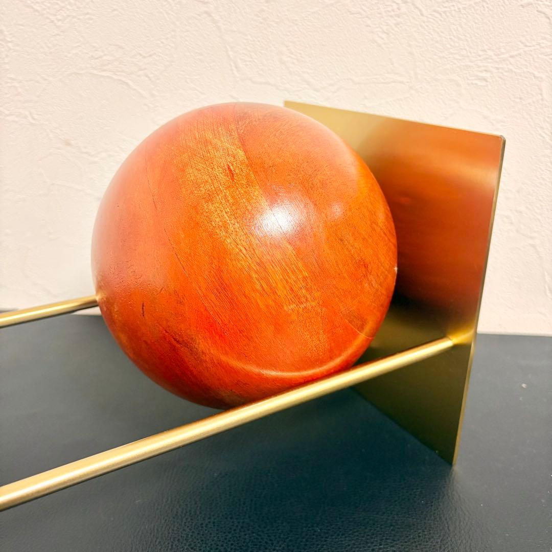 HERE by DETAIL スロープブックエンド ゴールド 本立て 本棚