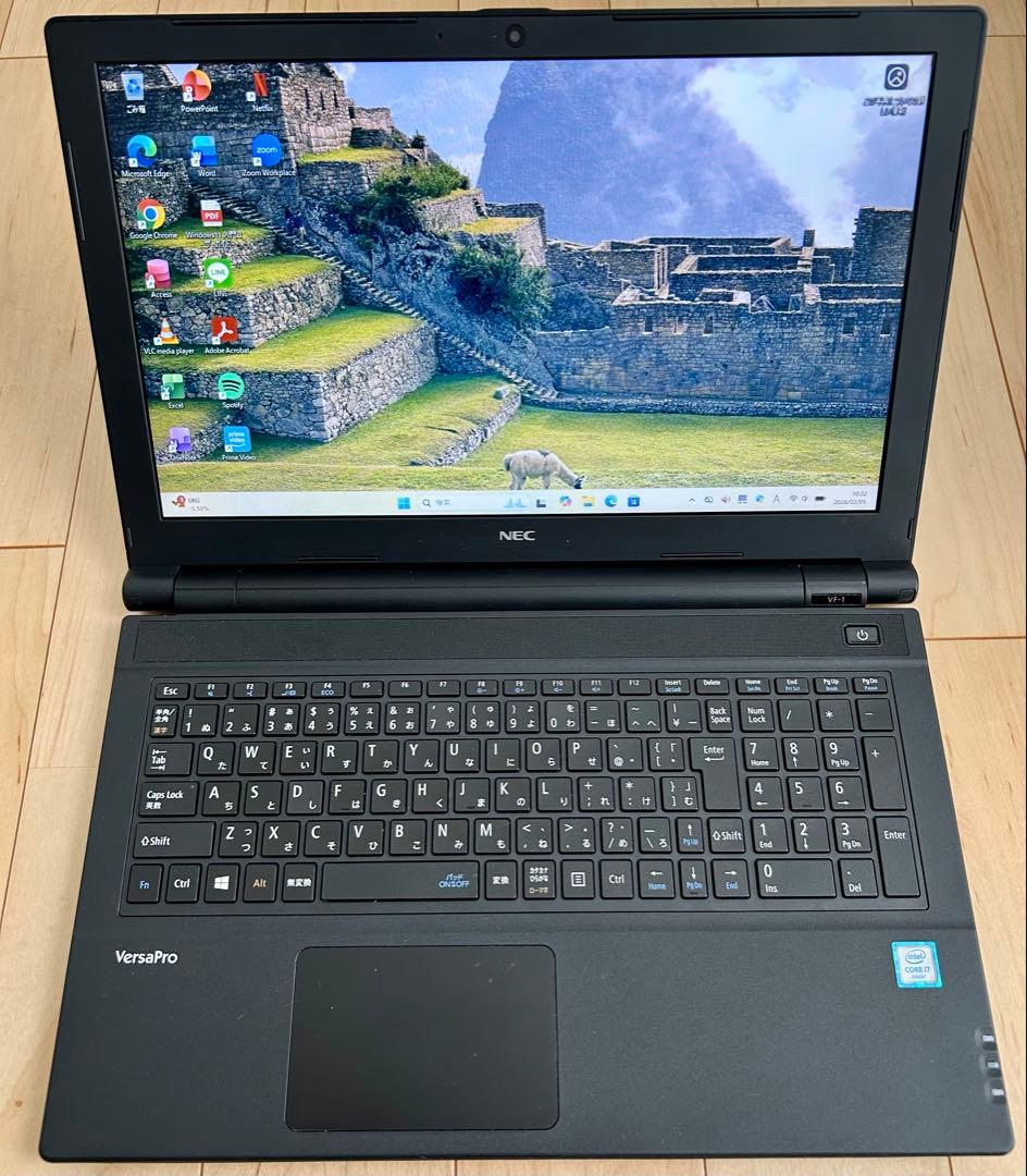 NEC 薄型 Corei7 8GB SSD 500GB Office2024