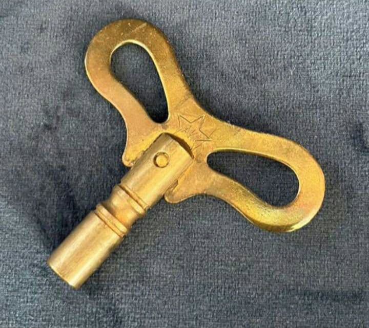 振り子時計　ゼンマイ式　昭和レトロ　アンティーク　壁掛け時計　桜　和風