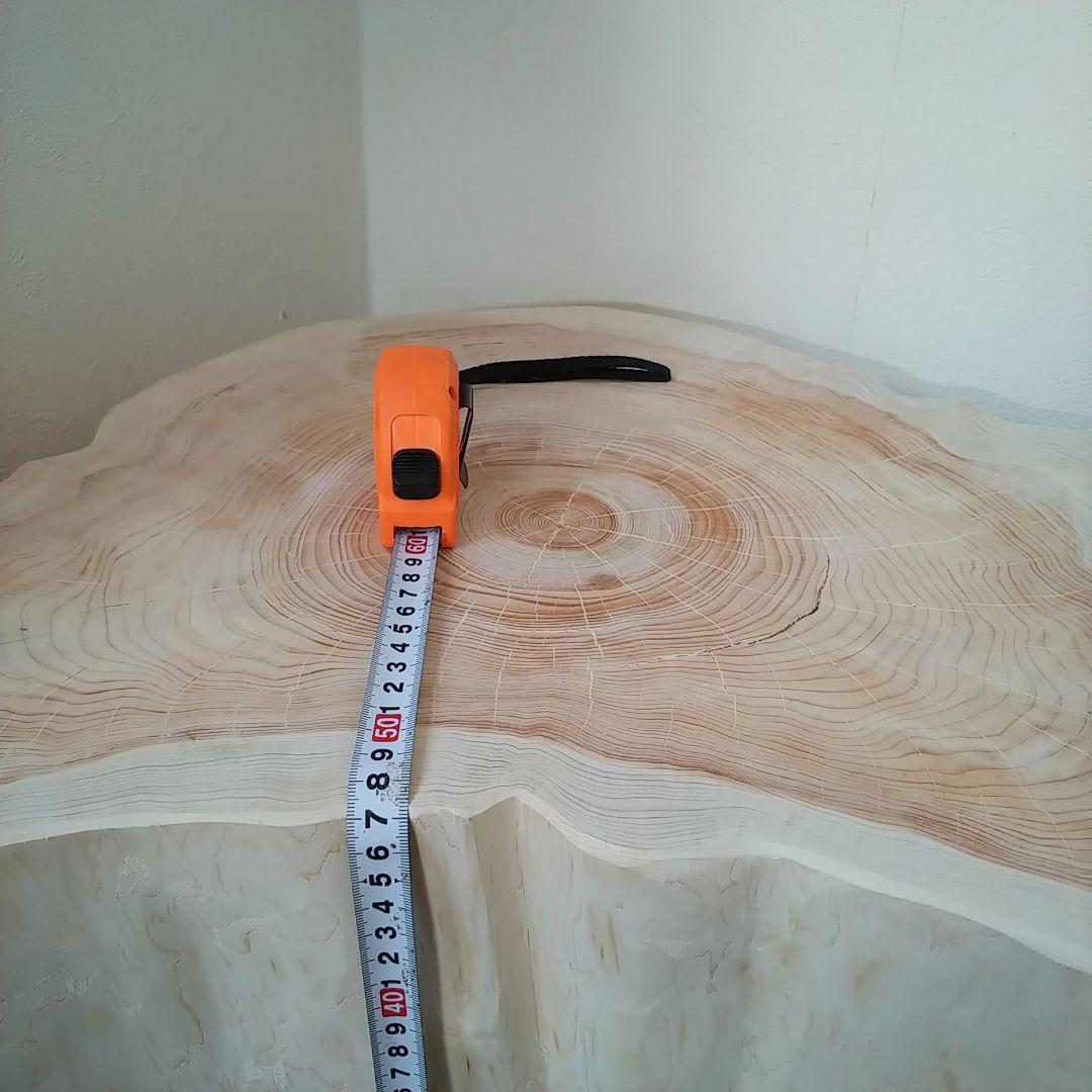 丸太スツール　丸太サイドテーブル　ヒノキ根元