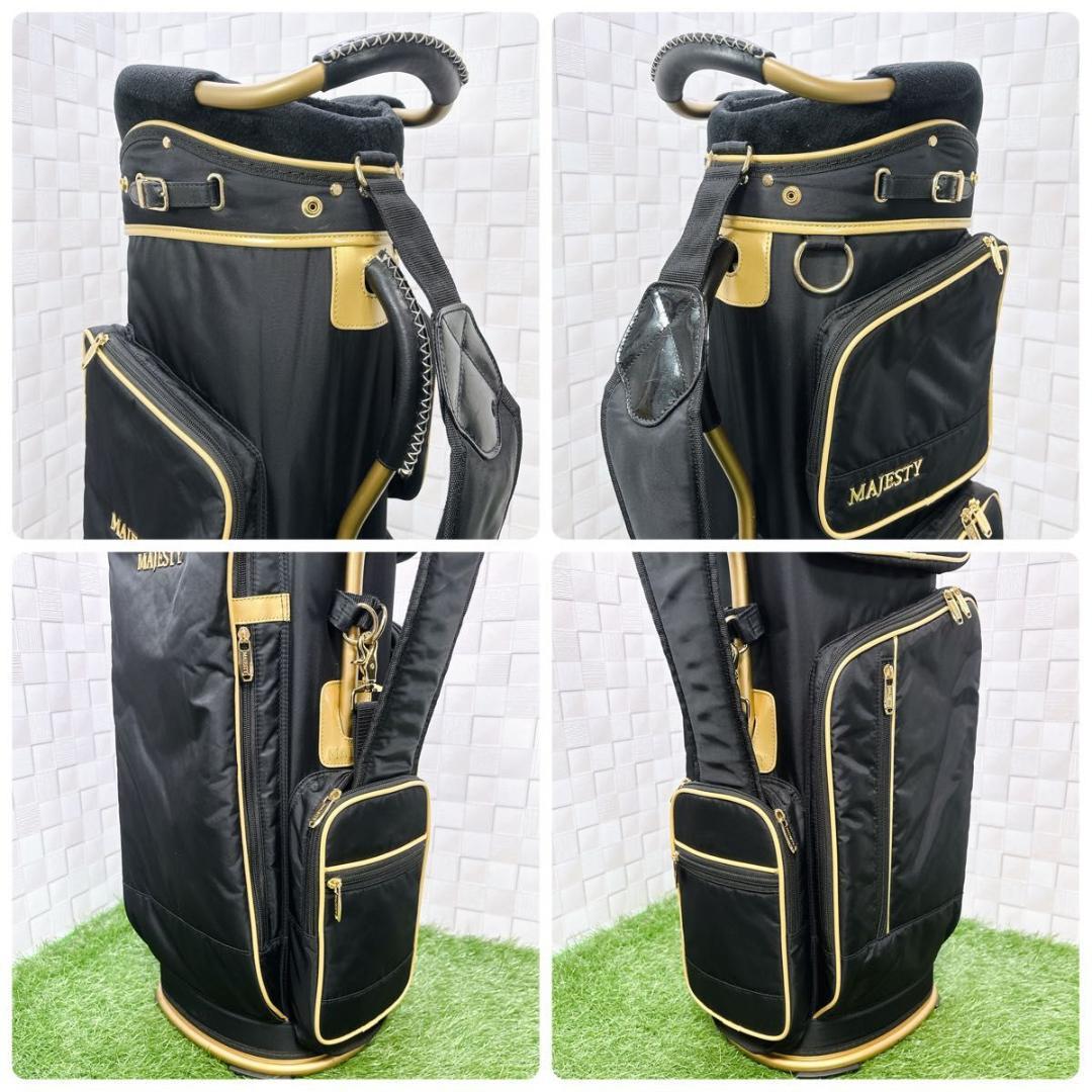 最高級 マジェスティ MAJESTY キャディバッグ 9型 47インチ カート式