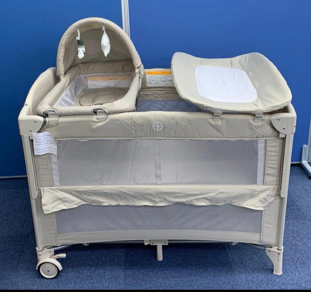 0204-0022b多機能ベビーベッド 折り畳み式プレイヤード