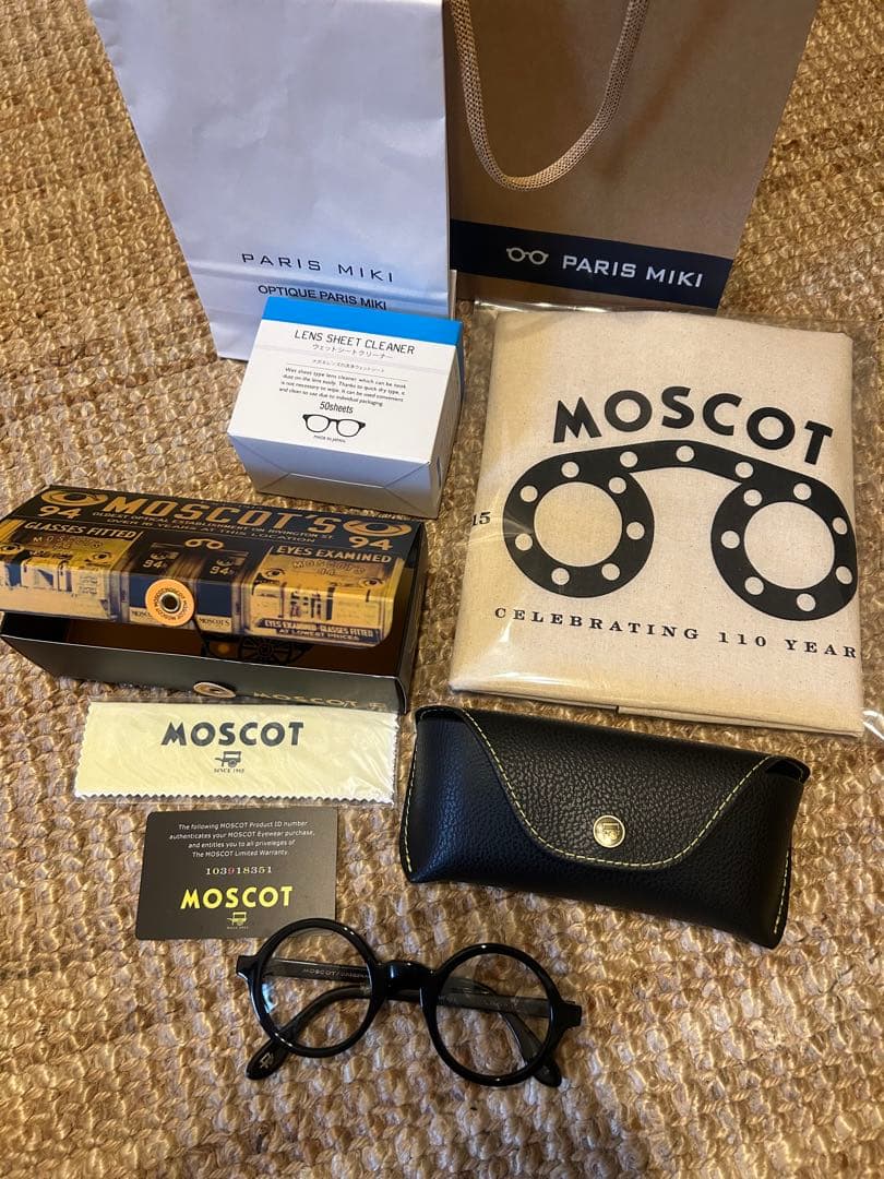 MOSCOT ZOLMAN モスコット　ゾルマン　伊達メガネ　46