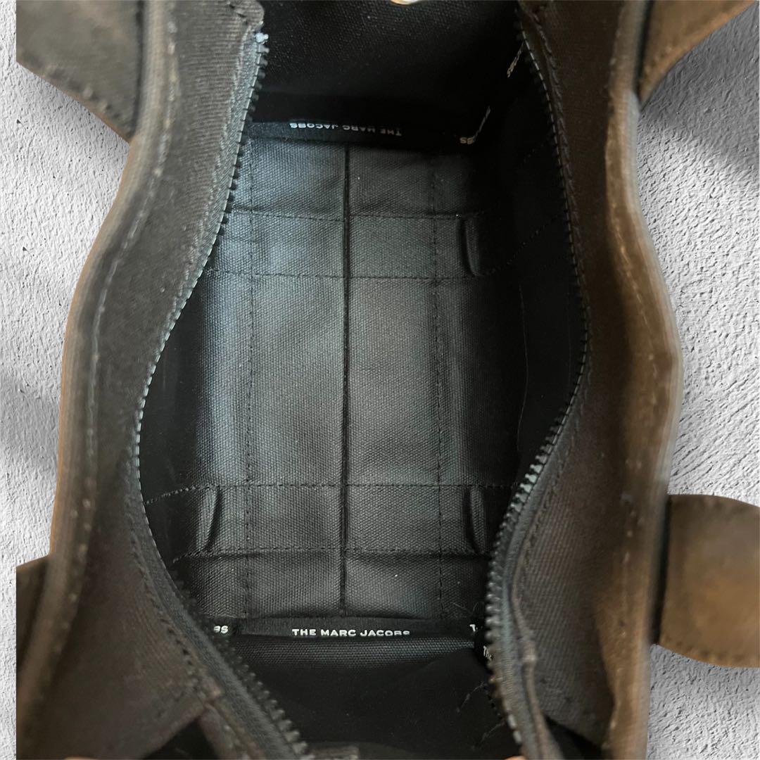 マークジェイコブス キャンバス 2WAY ショルダーバッグ ザ トート 黒