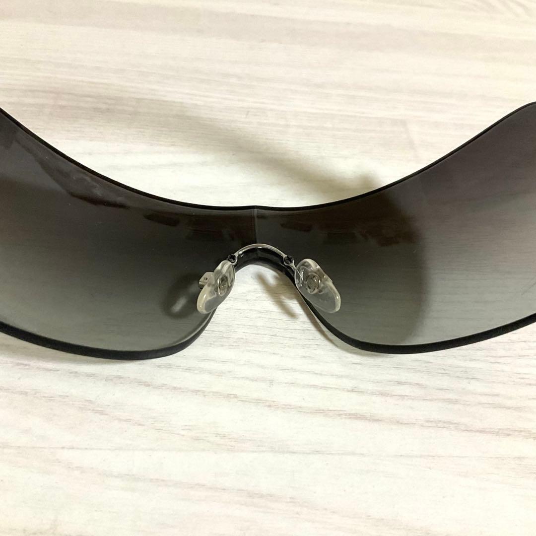 CHANEL サングラス 4157-Q ココマーク マトラッセ レザー リムレス