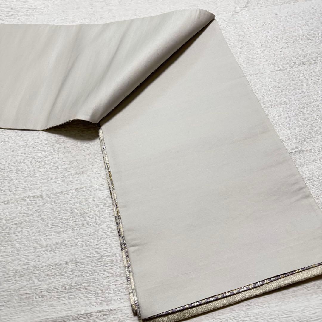 m-8 やまと誂製 七宝 横縞 袋帯 正絹 極美品