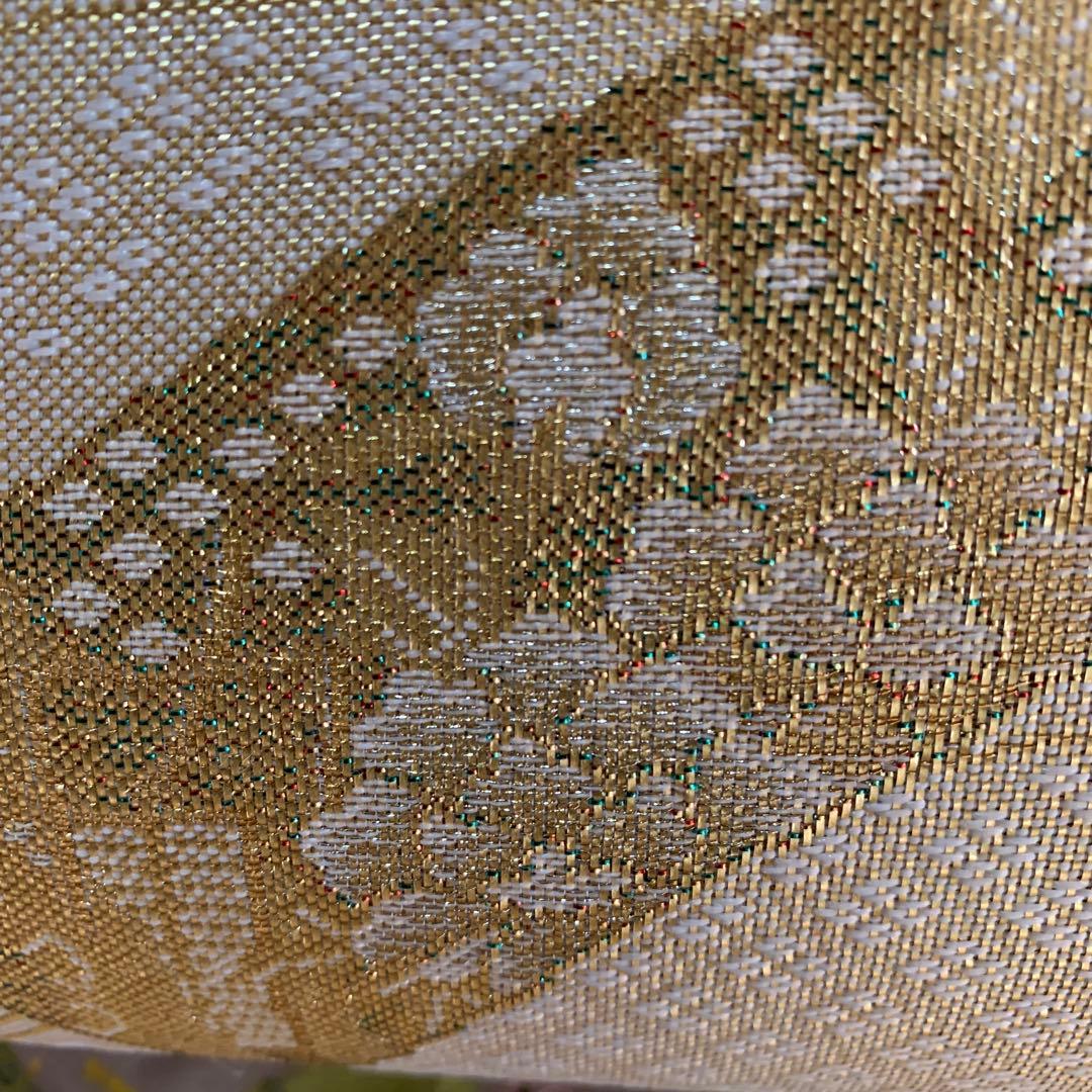 ☆新品Lサイズ 草履 ＆和装バックセット 金色模様 未使用品