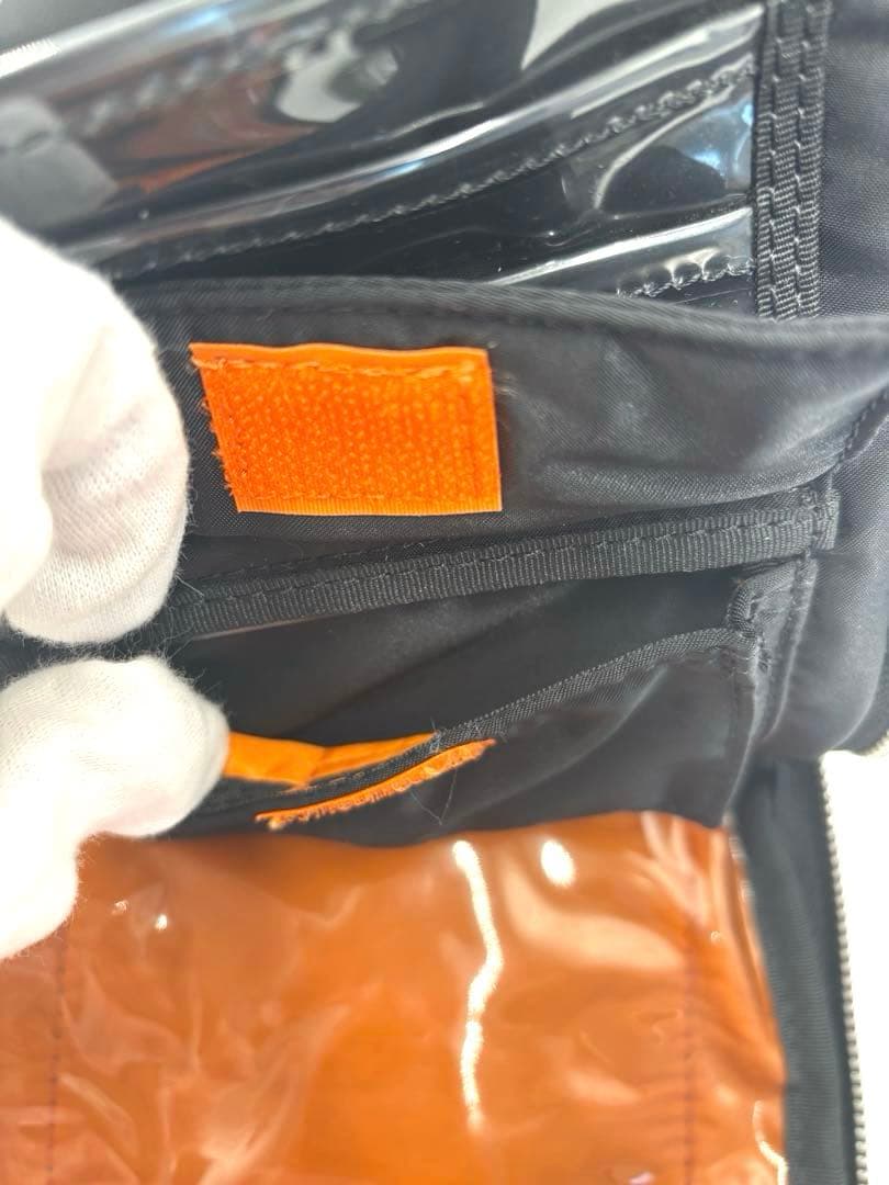 【美品】PORTER タンカー L 2層式 ショルダーバッグ 黒