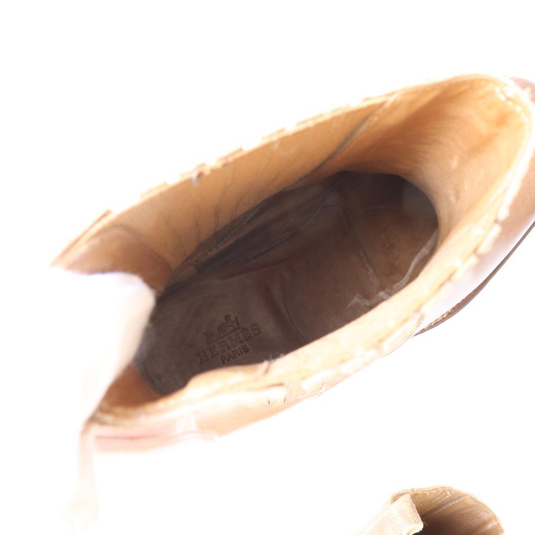 しむらのけん様　エルメス　サイドゴアブーツ　プエブロレザー　ブラウン　39