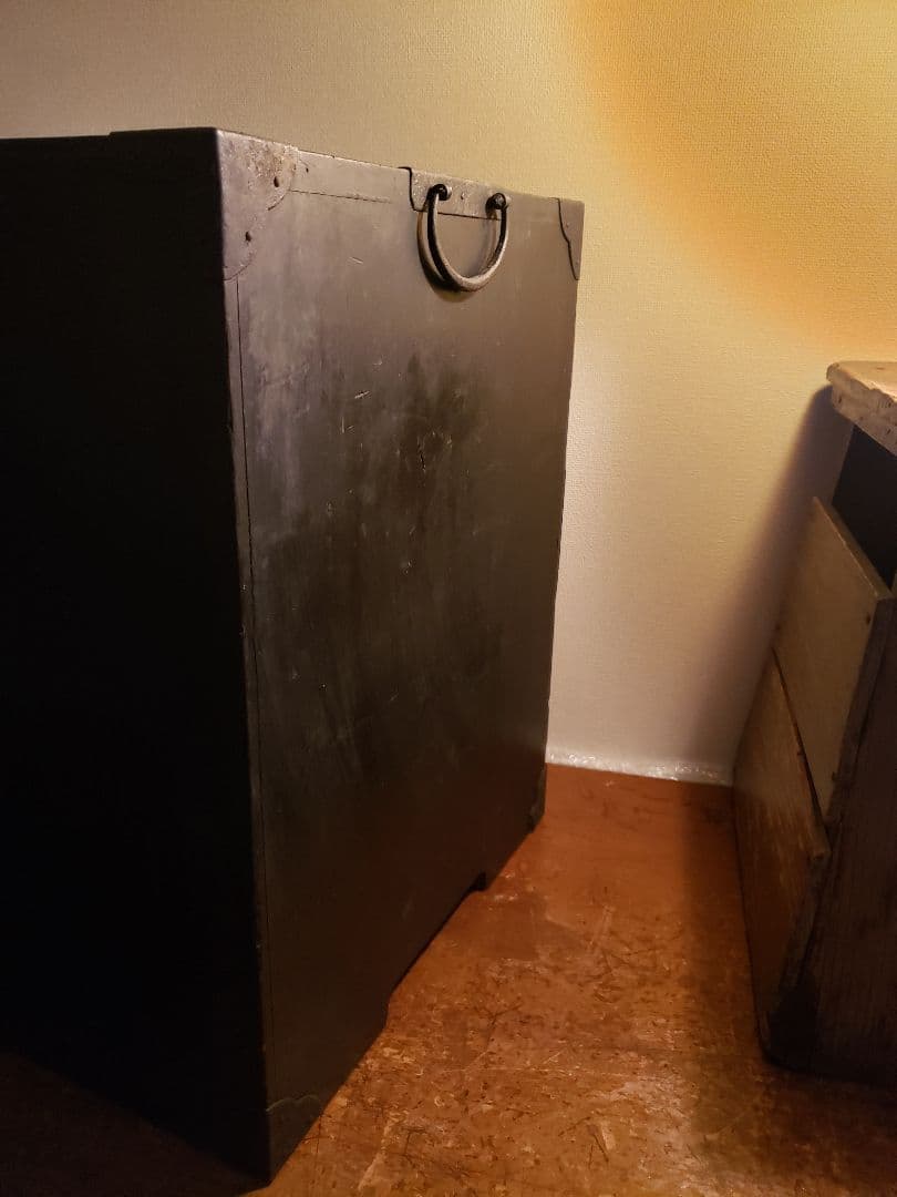 帳場箪笥　船箪笥　舟箪笥　江戸　幕末　船金庫　 時代箪笥　アンティーク　和骨董