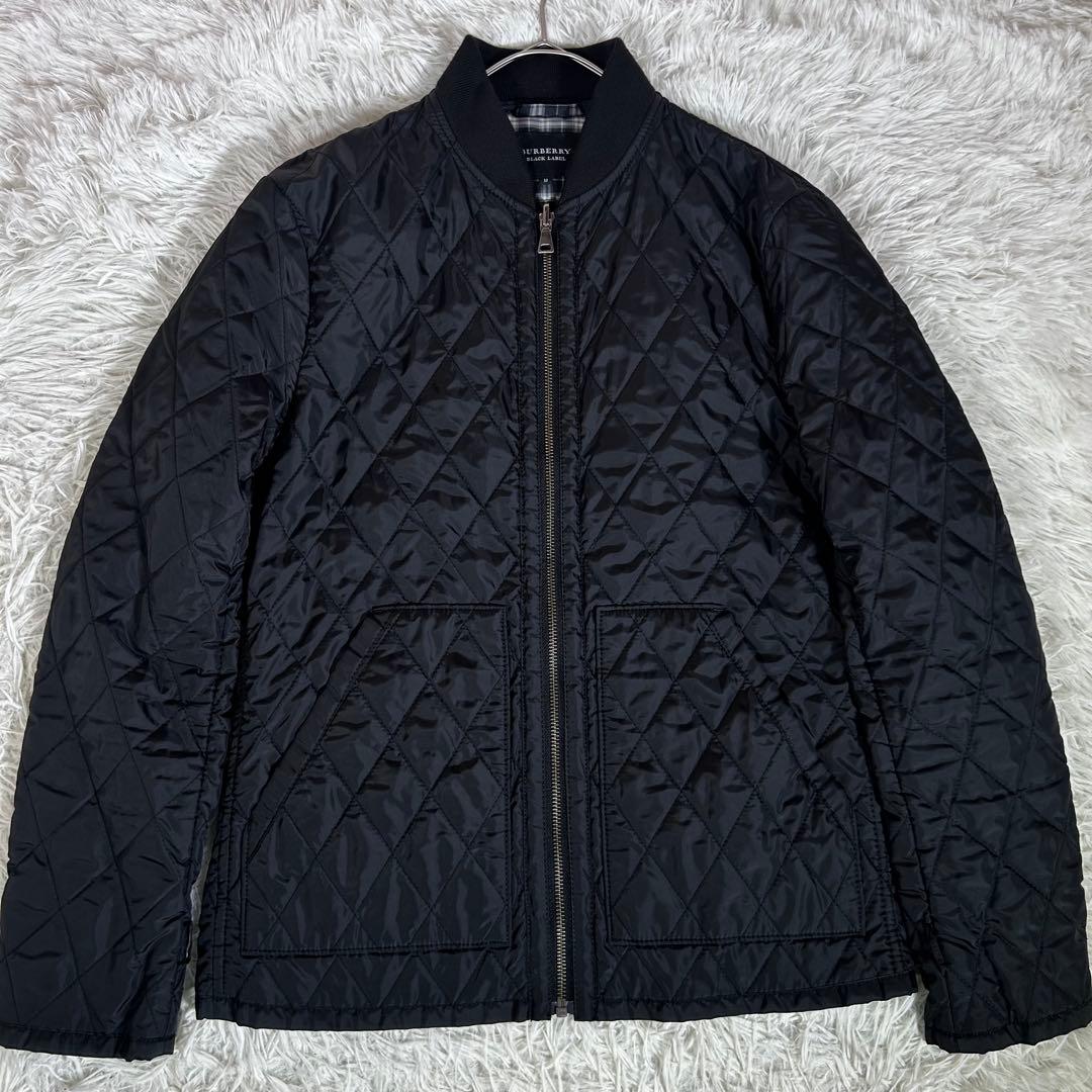 バーバリーブラックレーベル 3way モッズコート 中綿キルティングジャケット