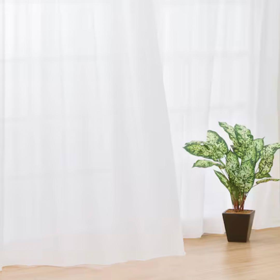 【未使用美品】ニトリ　遮光1級・遮熱　オーダーカーテン　レースカーテン　セット